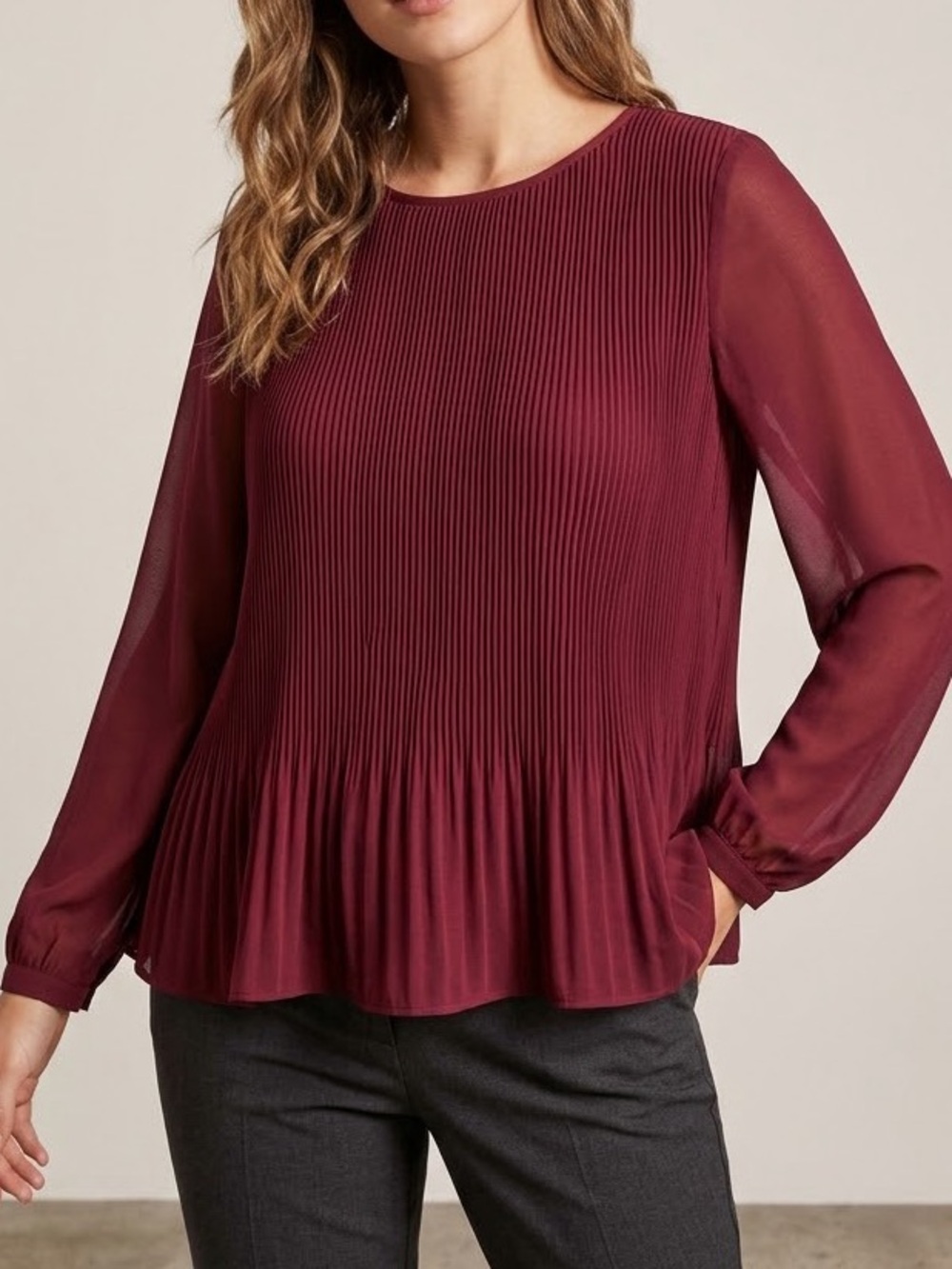 Banana Republic Pleated Blouse